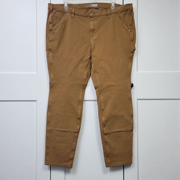 Carhartt rugged flex relaxed fit twill double-front work pant, 22W - Picture 4 of 11